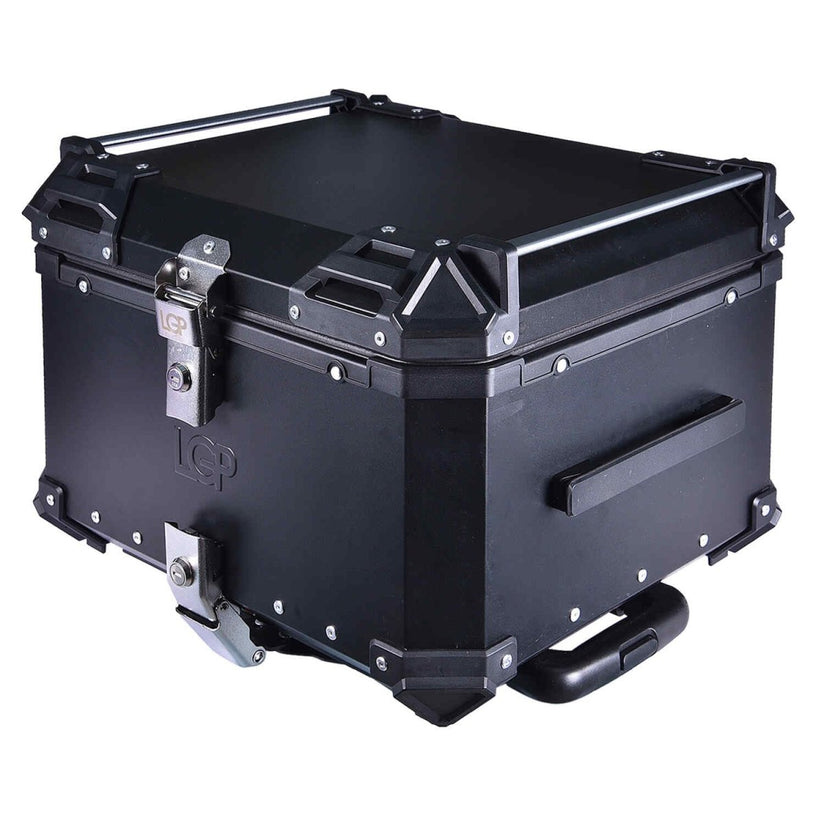 LGP Top Box 55L Black Pull Rod With Backrest - LGPT0069
