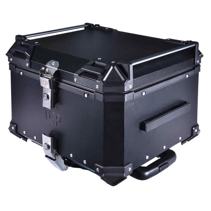 LGP Top Box 55L Black Pull Rod With Backrest - LGPT0069