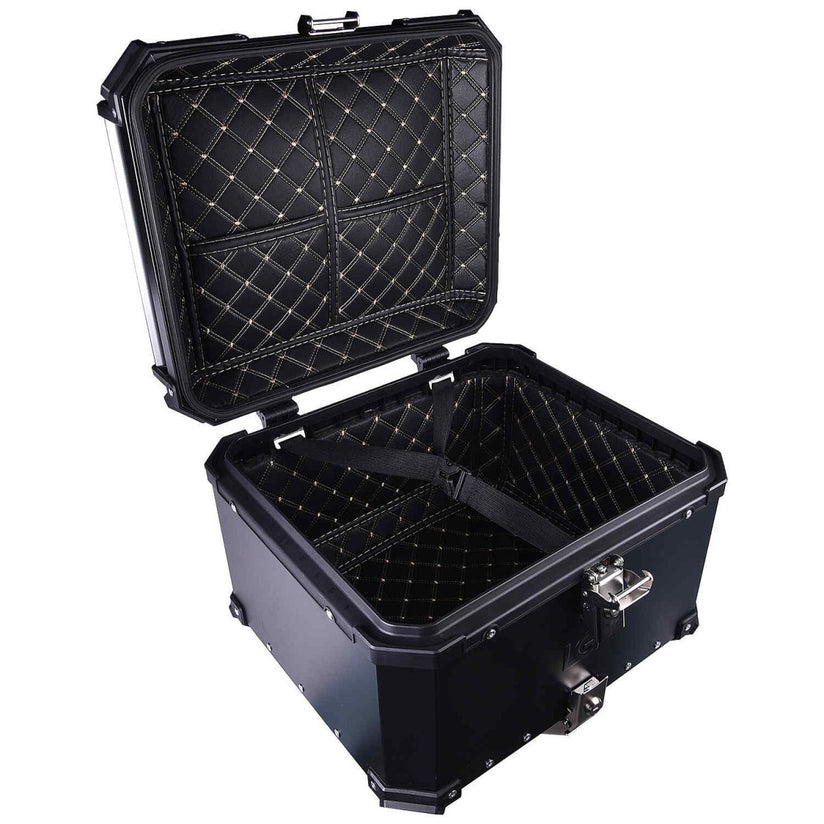 LGP Top Box 55L Black With Backrest - LGPT0031
