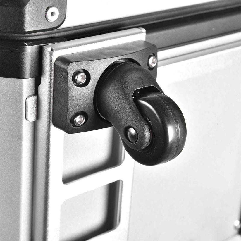 LGP Top Box 55L Silver Pull Rod With Backrest - LGPT0068
