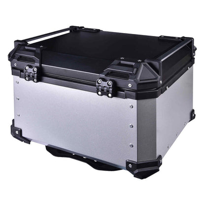LGP Top Box 55L Silver Type X With Backrest - LGPT0032
