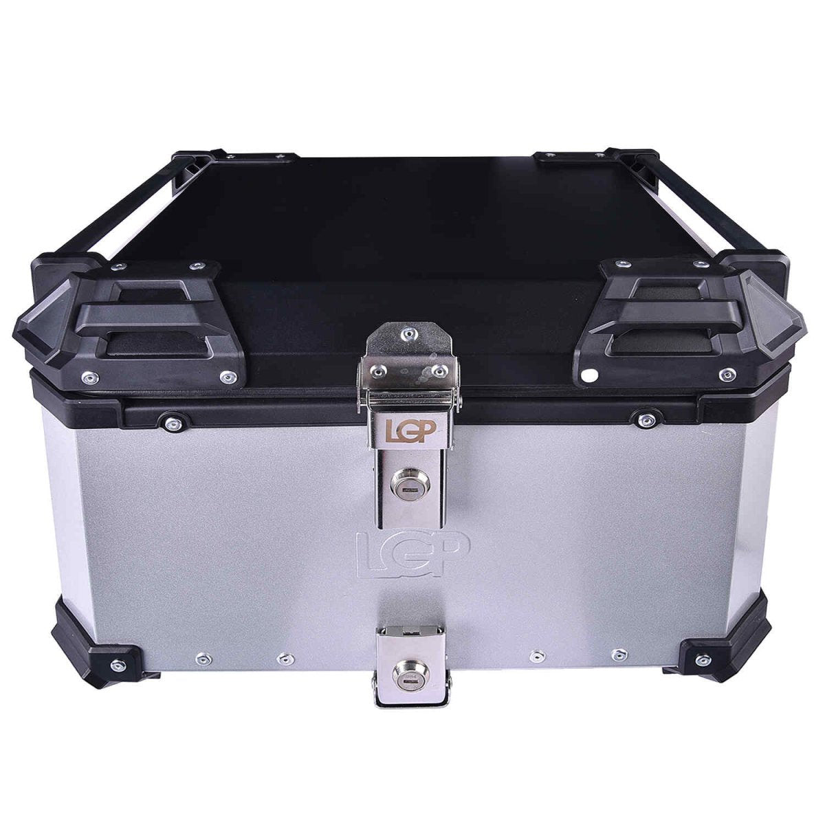 LGP Top Box 55L Silver With Backrest - LGPT0030