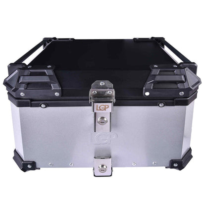 LGP Top Box 55L Silver With Backrest - LGPT0030