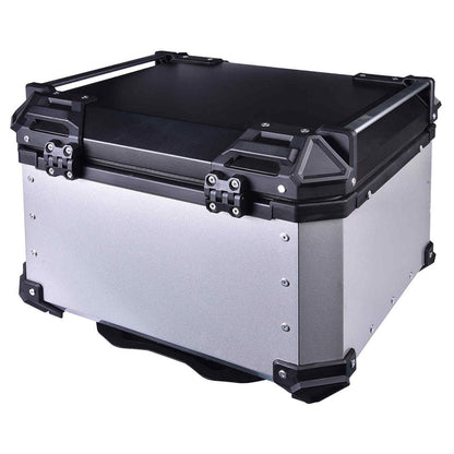 LGP Top Box 55L Silver With Backrest - LGPT0030