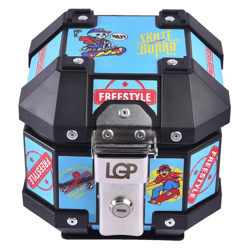 LGP Top Box 5L Blue Graphics - LGPT0004