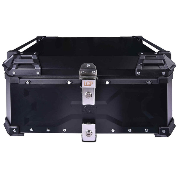 LGP Top Box 65L Black Type X With Backrest - LGPT0038