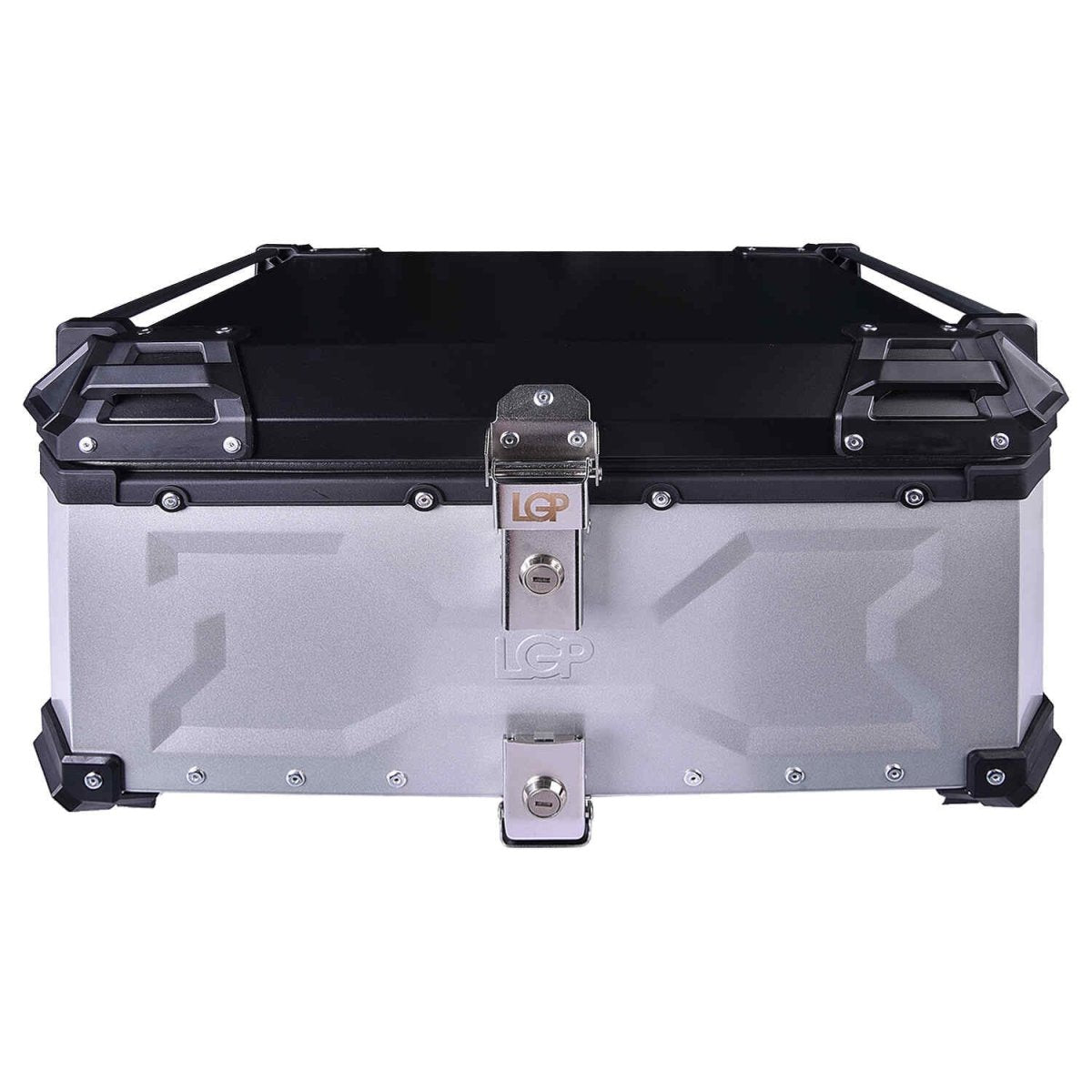 LGP Top Box 65L Silver Type X With Backrest - LGPT0037