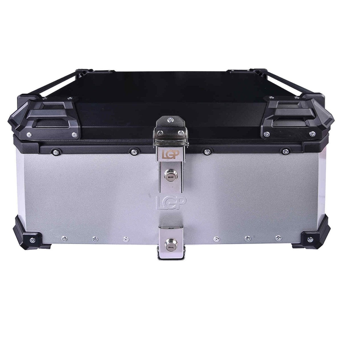 LGP Top Box 65L Silver With Backrest - LGPT0035