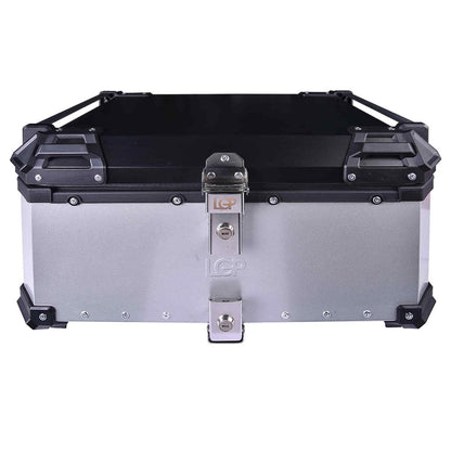 LGP Top Box 65L Silver With Backrest - LGPT0035