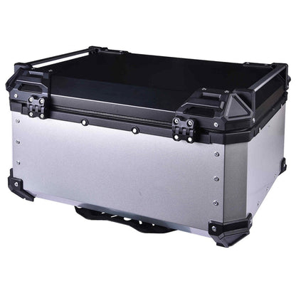 LGP Top Box 65L Silver With Backrest - LGPT0035