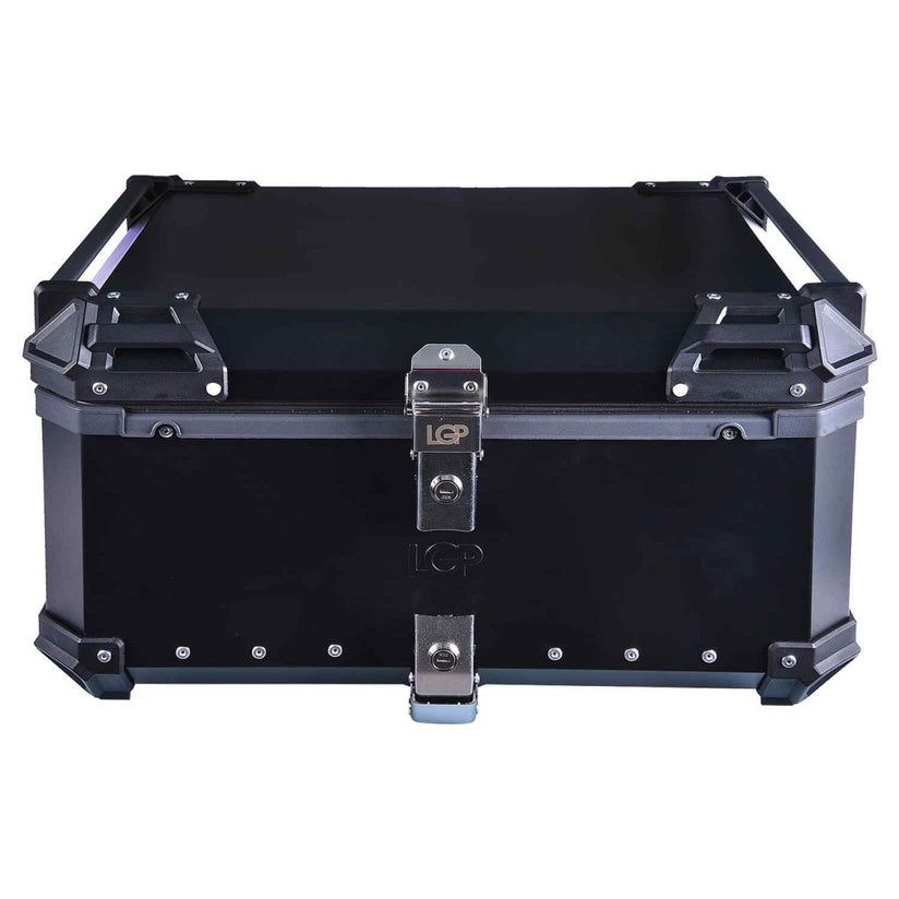LGP Top Box 80L Black Plane With Backrest - LGPT0071