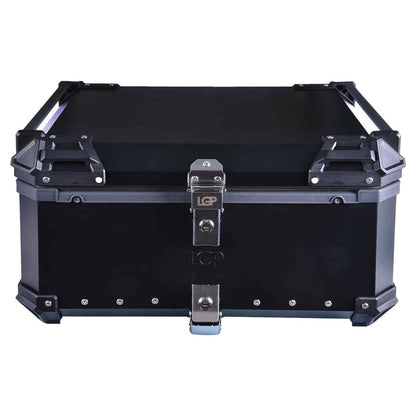 LGP Top Box 80L Black Plane With Backrest - LGPT0071
