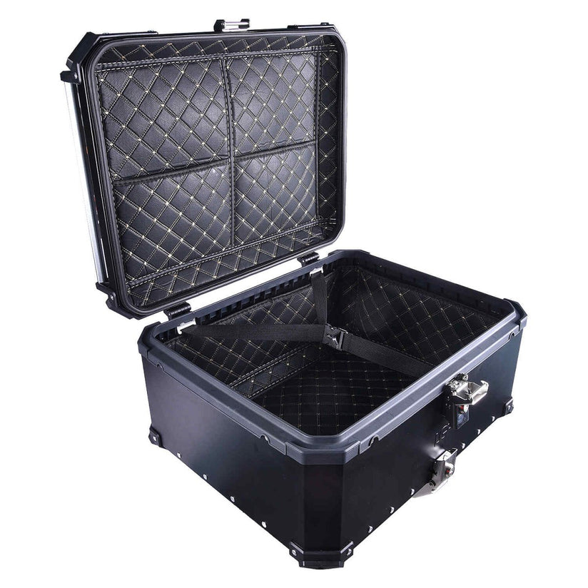 LGP Top Box 80L Black Plane With Backrest - LGPT0071