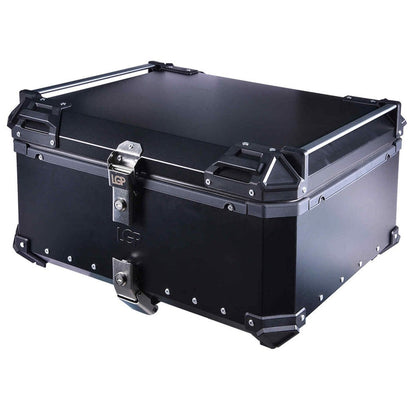 LGP Top Box 80L Black Plane With Backrest - LGPT0071