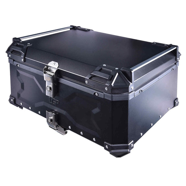 LGP Top Box 80L Black Type X With Backrest - LGPT0073