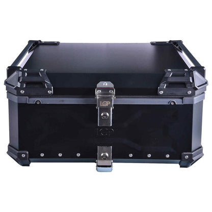 LGP Top Box 80L Black Type X With Backrest - LGPT0073