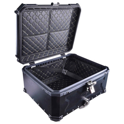 LGP Top Box 80L Black Type X With Backrest - LGPT0073