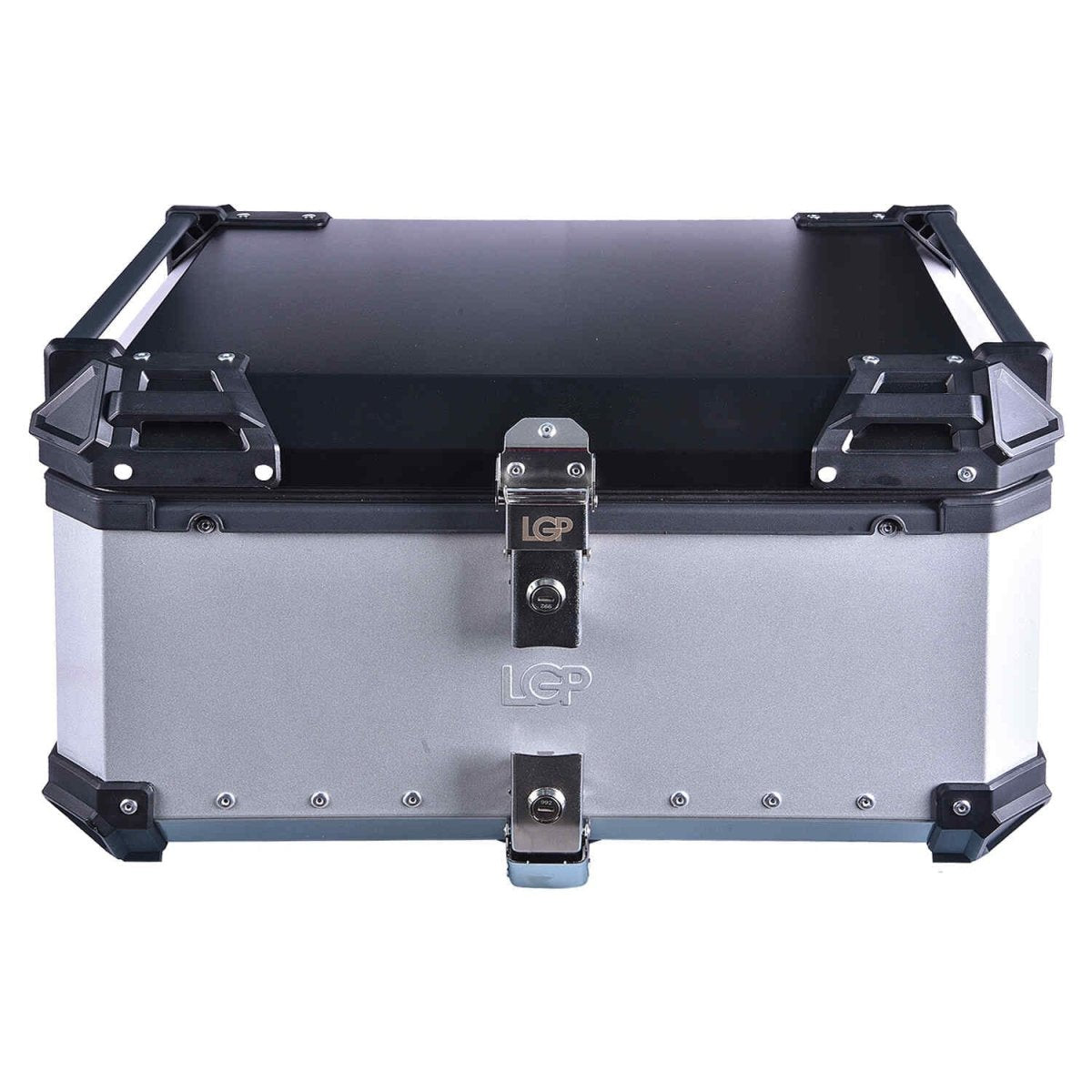 LGP Top Box 80L Silver Plane With Backrest - LGPT0070