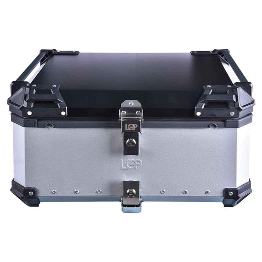 LGP Top Box 80L Silver Plane With Backrest - LGPT0070