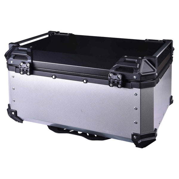 LGP Top Box 80L Silver Type X With Backrest - LGPT0072