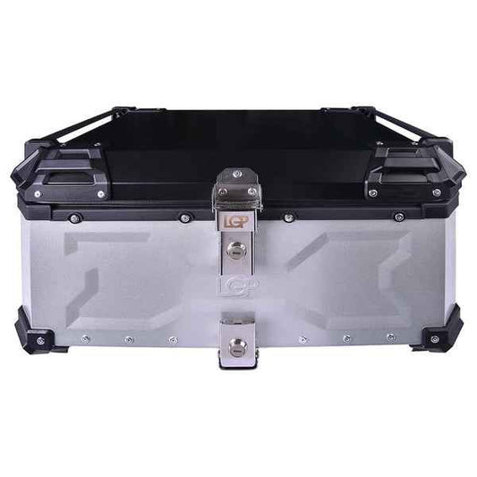 LGP Top Box 80L Silver Type X With Backrest - LGPT0072