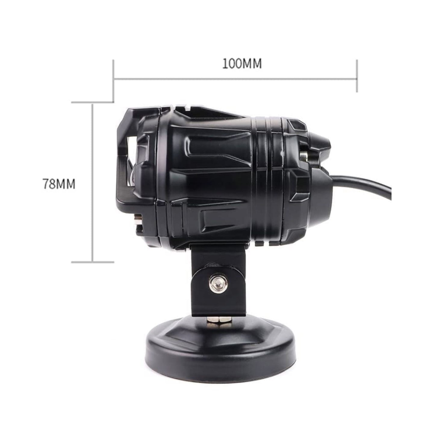 HJG Mercedes Y Lens Ultra Wide LED Fog Lights White/Yellow – Pair with Wiring Harness & Switch - Riders Junction