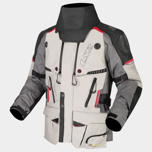 LS2 Apollo Jacket Grey Black Red