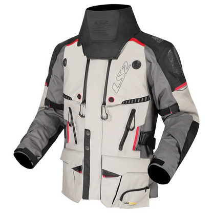 LS2 Apollo Jacket Grey Black Red