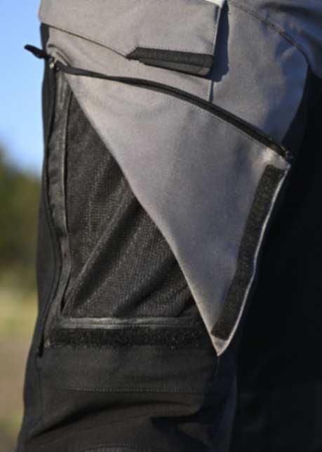 LS2 Apollo Man Riding Pant - Black Dark Grey