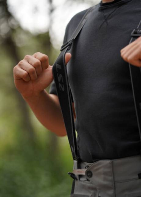 LS2 Apollo Man Riding Pant - Black Dark Grey