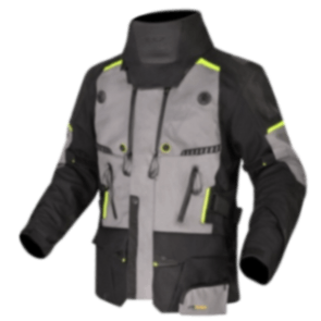 LS2 Apollo Riding Jacket - Black Dark Grey H-v Yellow