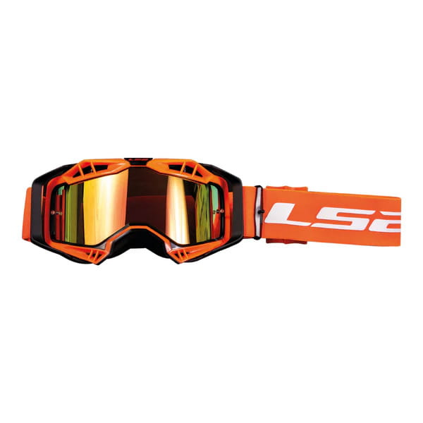 LS2 Aura Pro Goggle Black With Iridium Visor