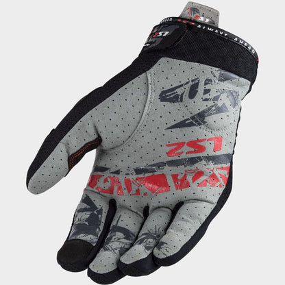 LS2 Chaki Black Man Riding Gloves - Riders Junction