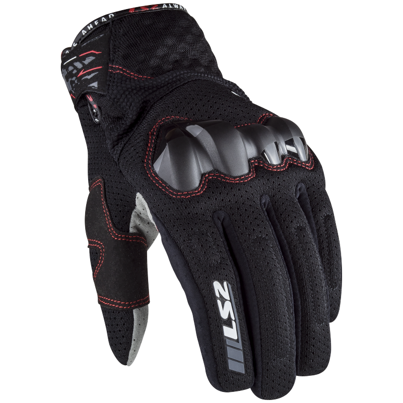 LS2 Chaki Black Man Riding Gloves