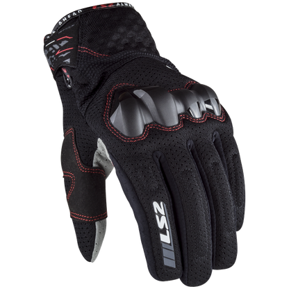 LS2 Chaki Black Man Riding Gloves