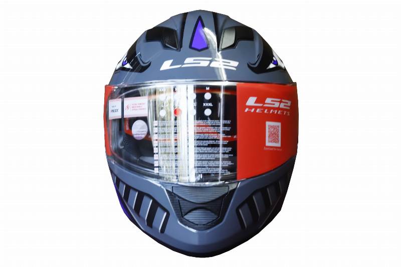 LS2 FF320 Badas Matt Black Blue - Helmet