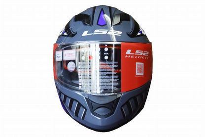 LS2 FF320 Badas Matt Black Blue - Helmet