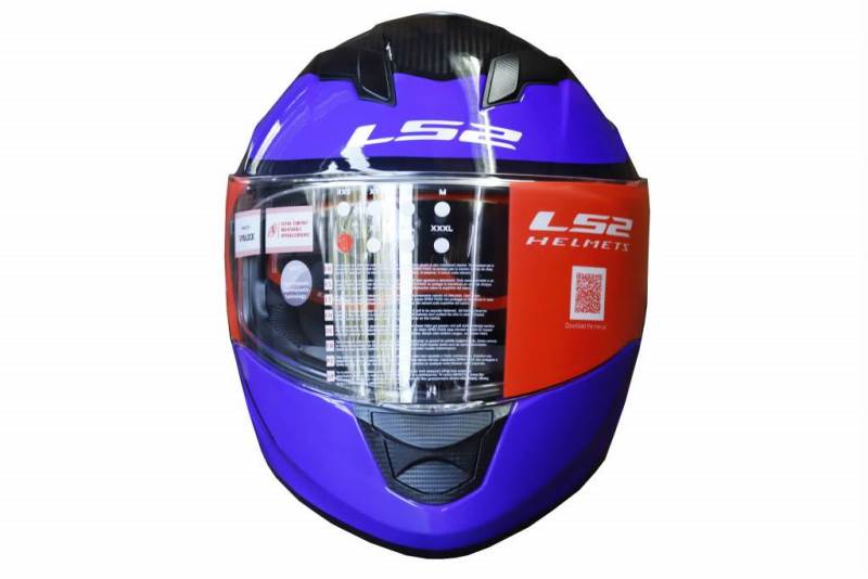 LS2 FF320 Flaux Matt Black Blue Helmet