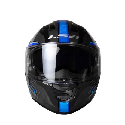 LS2 FF320 Stream Evo Zuko Black Blue Matt Helmet