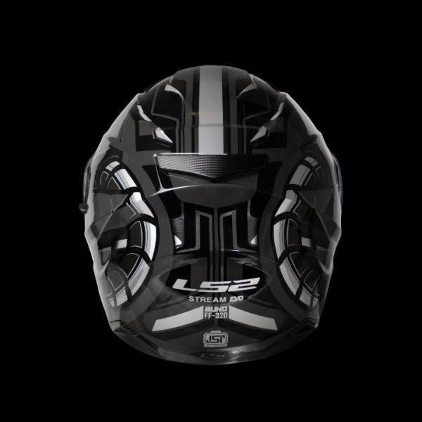 LS2 FF320 Stream Evo Zuko Black Grey Gloss Helmet