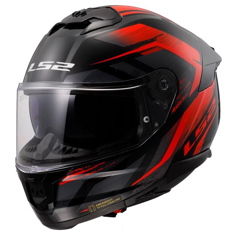 LS2 FF320 Stream Ii Evo Fury Black Red-06 - Helmet