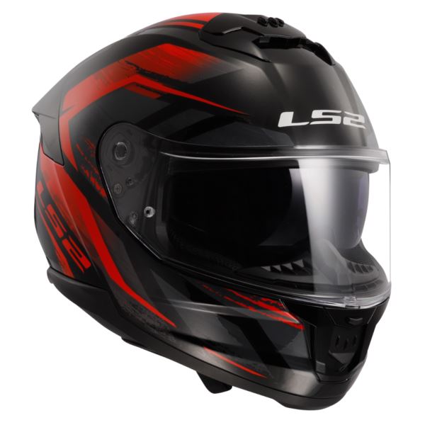 LS2 FF320 Stream II Evo Fury Black Red-06 - Helmet - Riders Junction