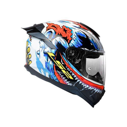 LS2 FF352 Flash Monster White Red