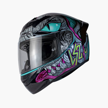 LS2 FF352 Rookie Fizzle Black Mint - Helmet