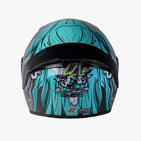 LS2 FF352 Rookie Fizzle Black Mint - Helmet - Riders Junction