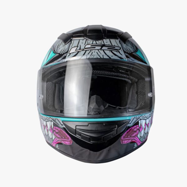 LS2 FF352 Rookie Fizzle Black Mint - Helmet - Riders Junction