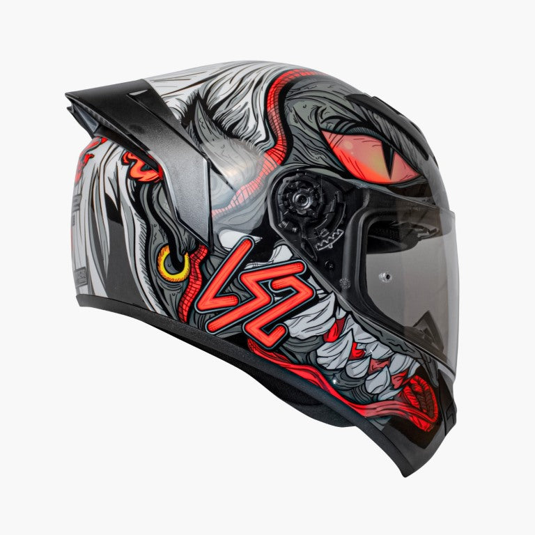 LS2 FF352 Rookie Fizzle Matt Black Red - Helmet