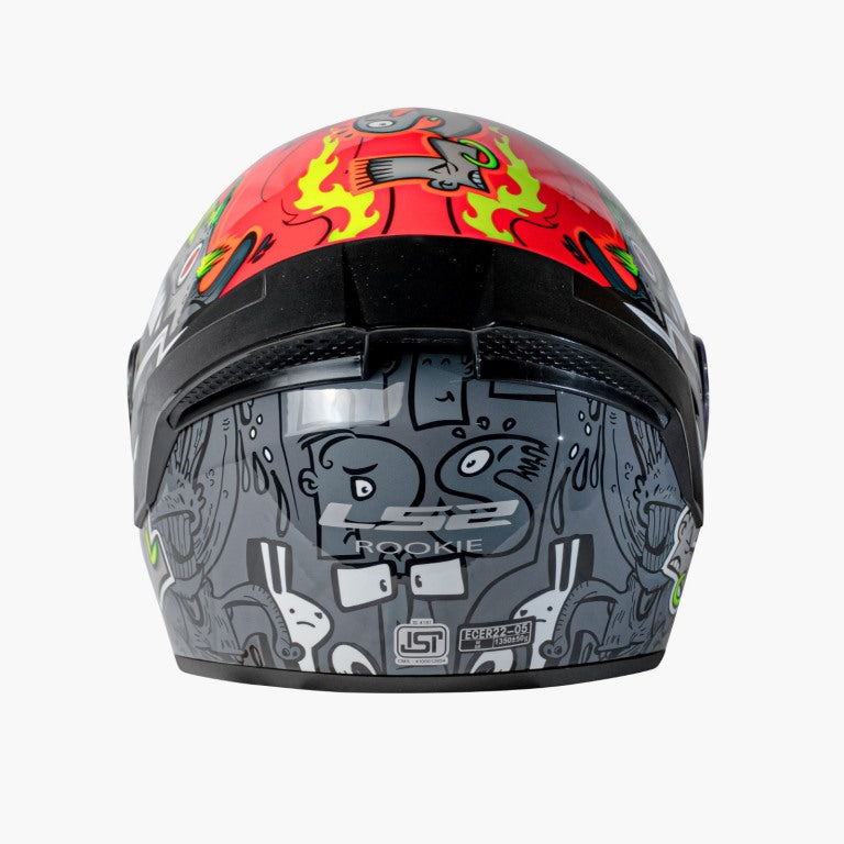 LS2 FF352 Rookie Hipst Red - Helmet - Riders Junction