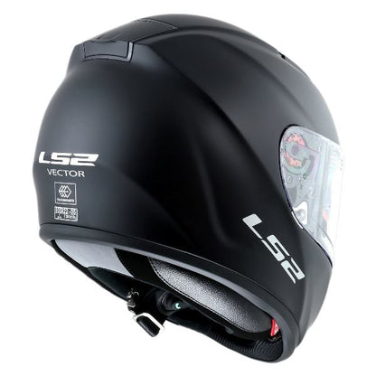 LS2 FF397 Bluetooth Solid Matt Black Helmet