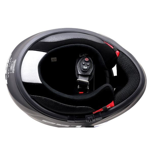 LS2 FF397 Bluetooth Solid Matt Black Helmet